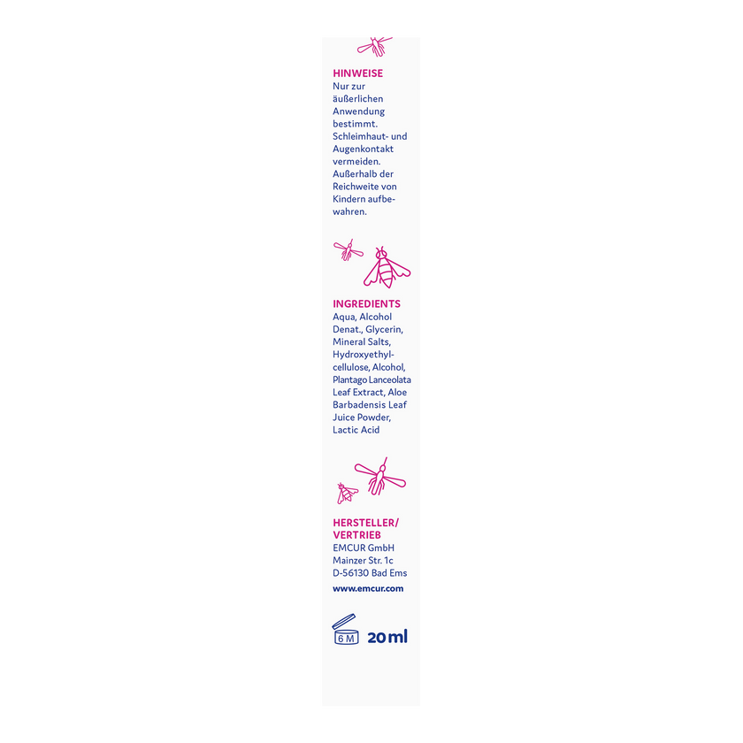 Rechte Seitenansicht von EMCUR® Insekten Gel