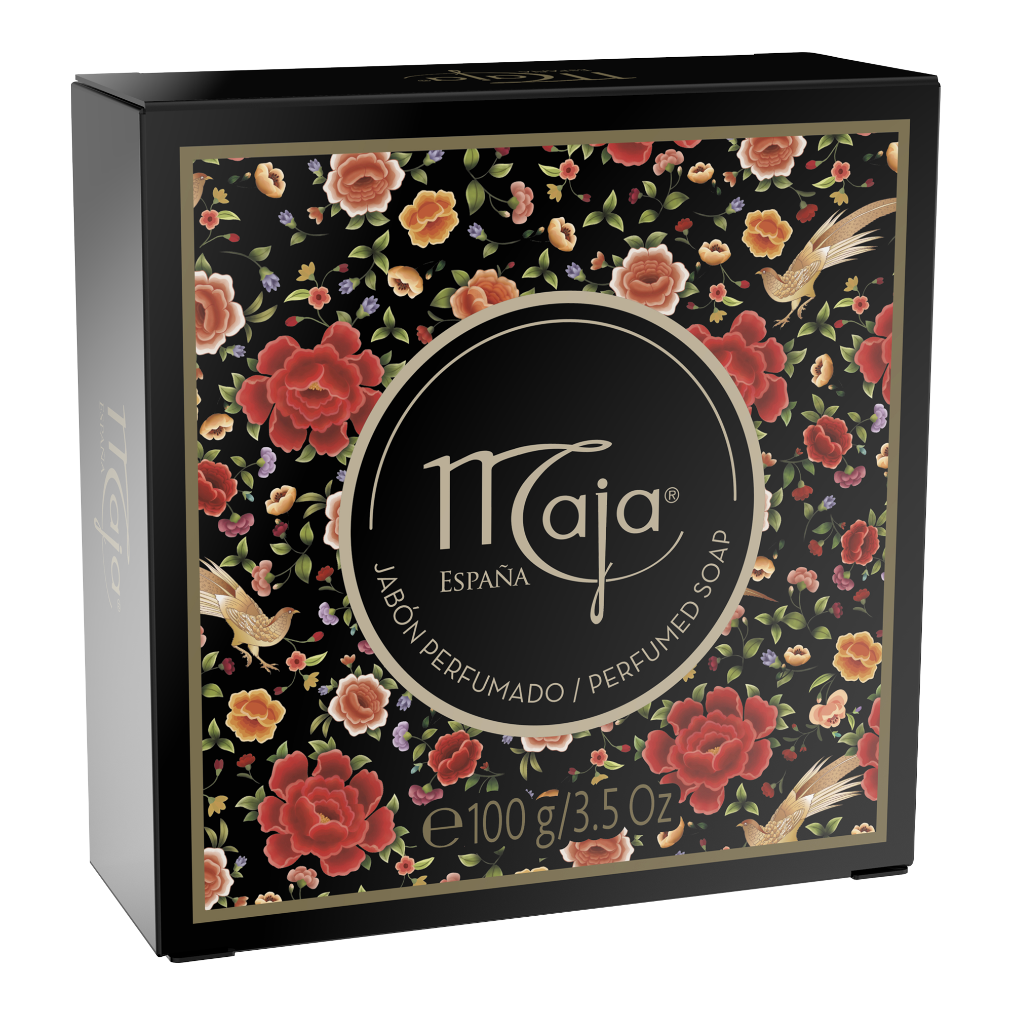 Seitenansicht von Maja Seife Classic 1 x 100 Verpackung