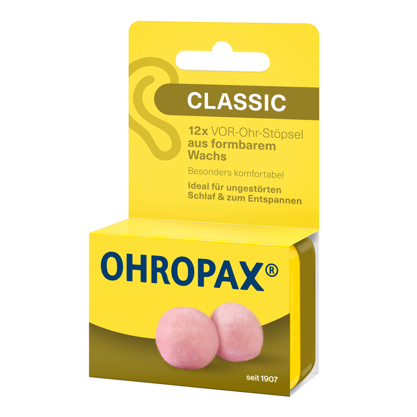 Rechte Seitenansicht von OHROPAX Classic Ohrstöpsel