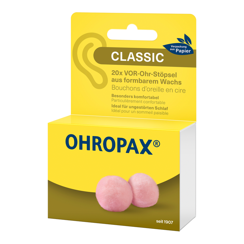 OHROPAX Classic Ohrstöpsel – 10x20 Stück