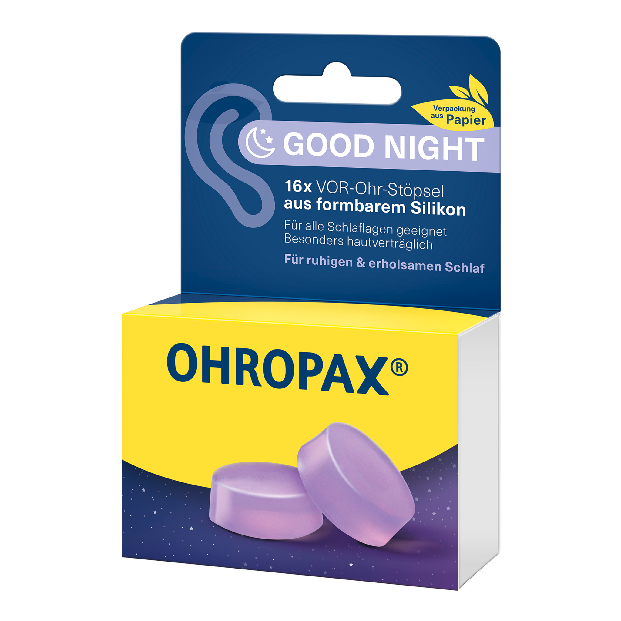 Seitenansicht von  OHROPAX Good Night Ohrstöpsel