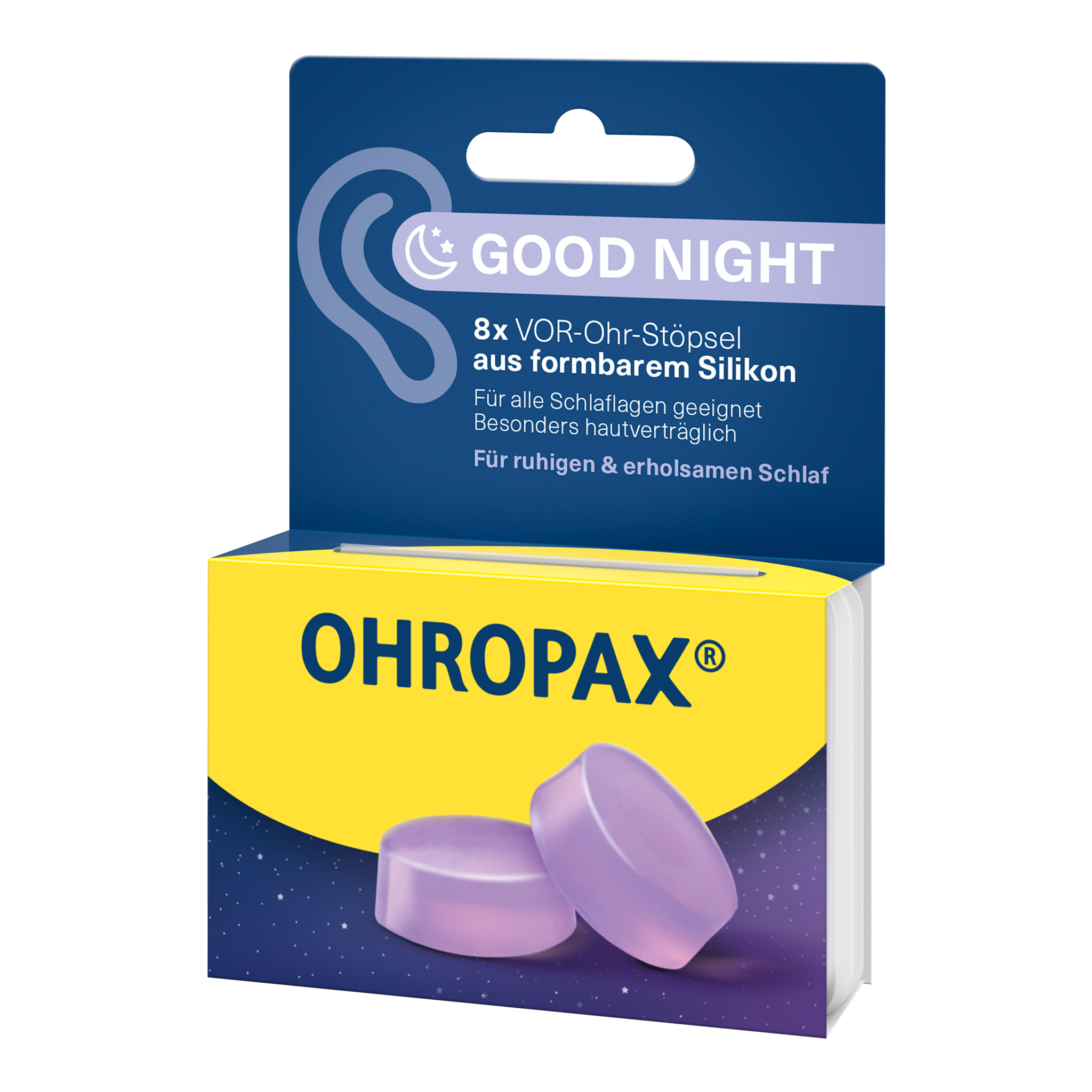 Seitenansicht von OHROPAX Good Night Ohrstöpsel