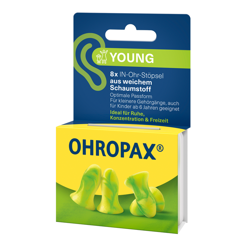 Rechte Seitenansicht von OHROPAX Young Ohrstöpsel