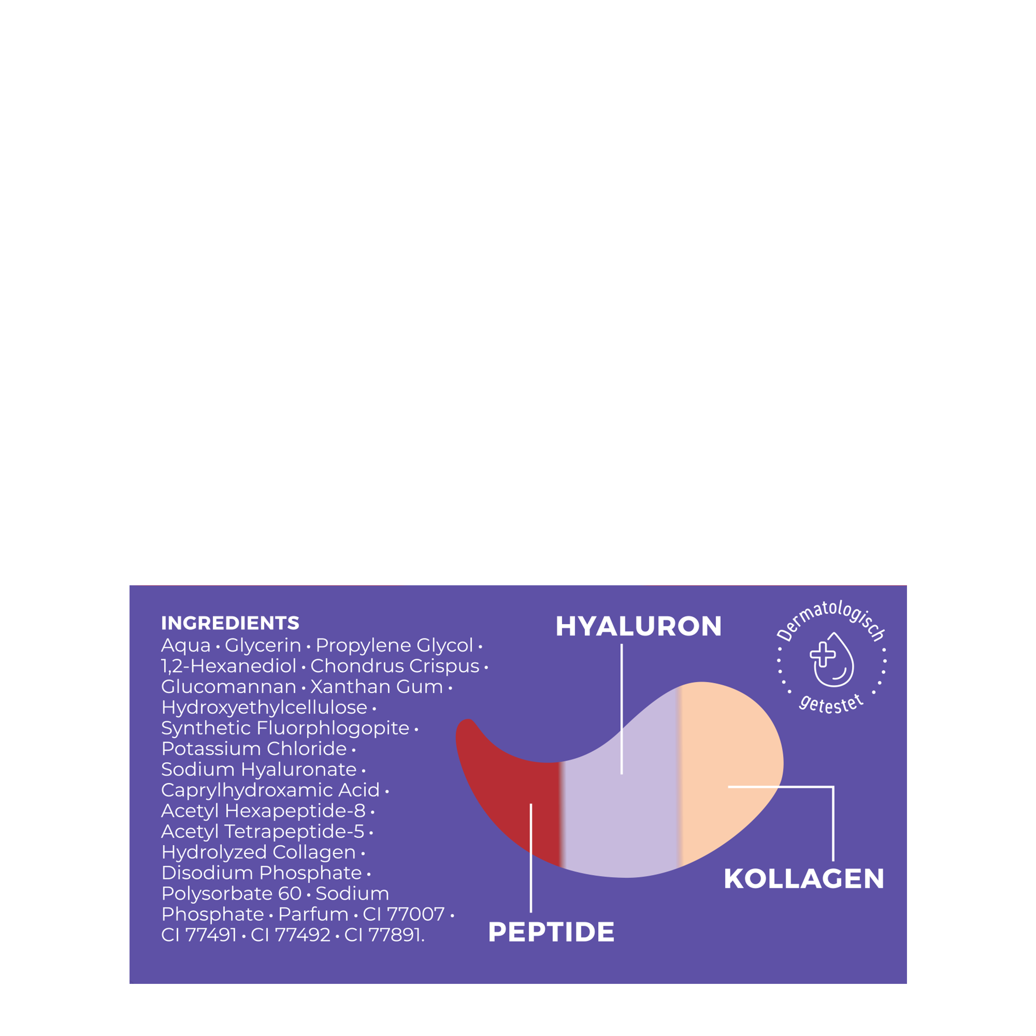 Rechte Seitenansicht von YEAUTY Luxurious Lift Eye Tripad Mask