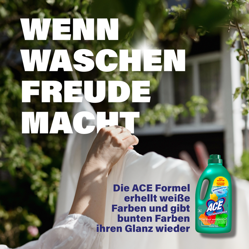 ACE Fleckenentferner und Farbschutz Waschfreude