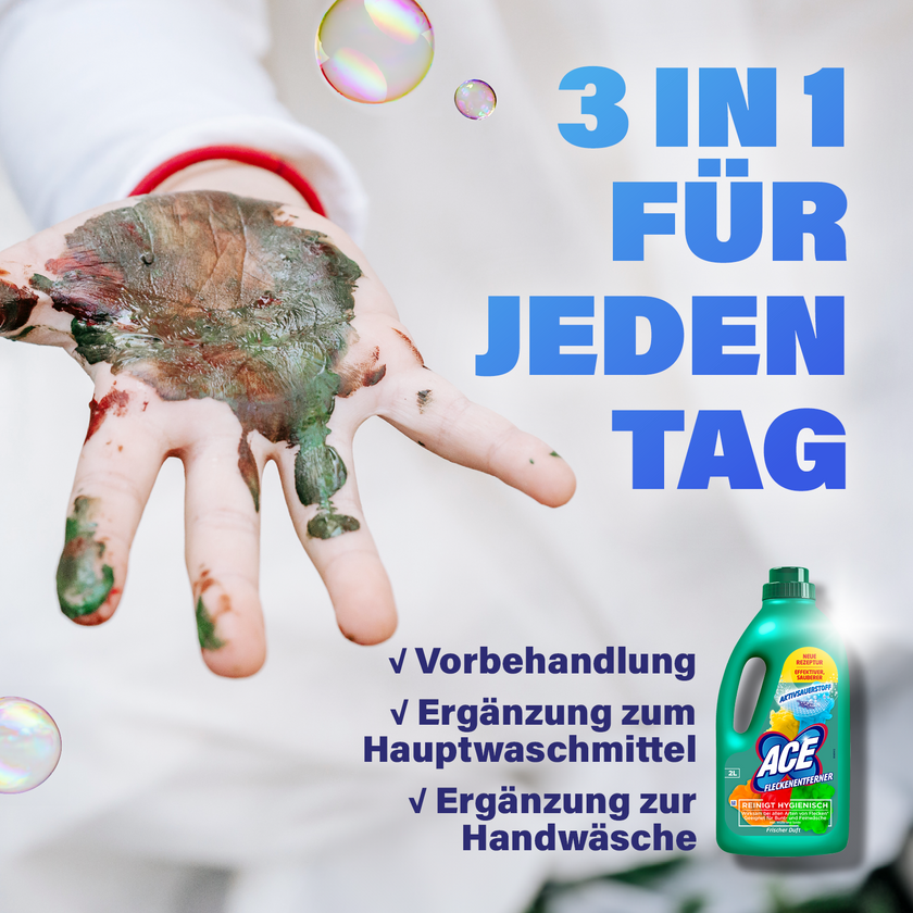 ACE Fleckenentferner und Farbschutz 3 in 1