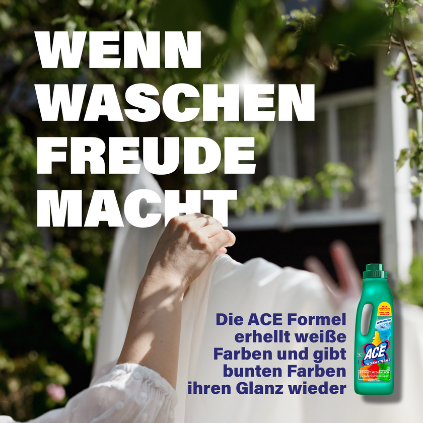 ACE Fleckenentferner und Farbschutz Waschfreude