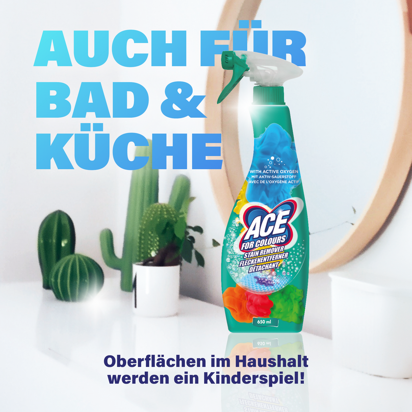 ACE Fleckenentferner Spray - für Bad und Küche