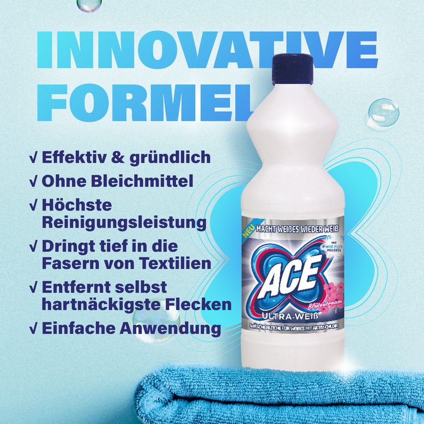 ACE Ultra Weiß - Innovative formel