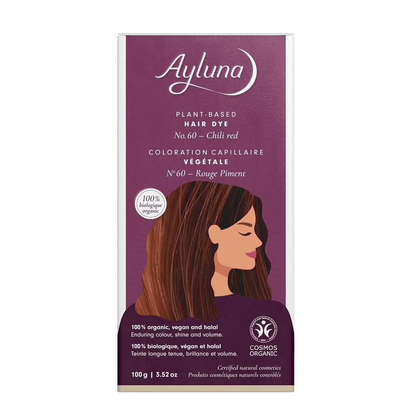 Vorderseite von Ayluna Pflanzenhaarfarbe 60 Chillirot