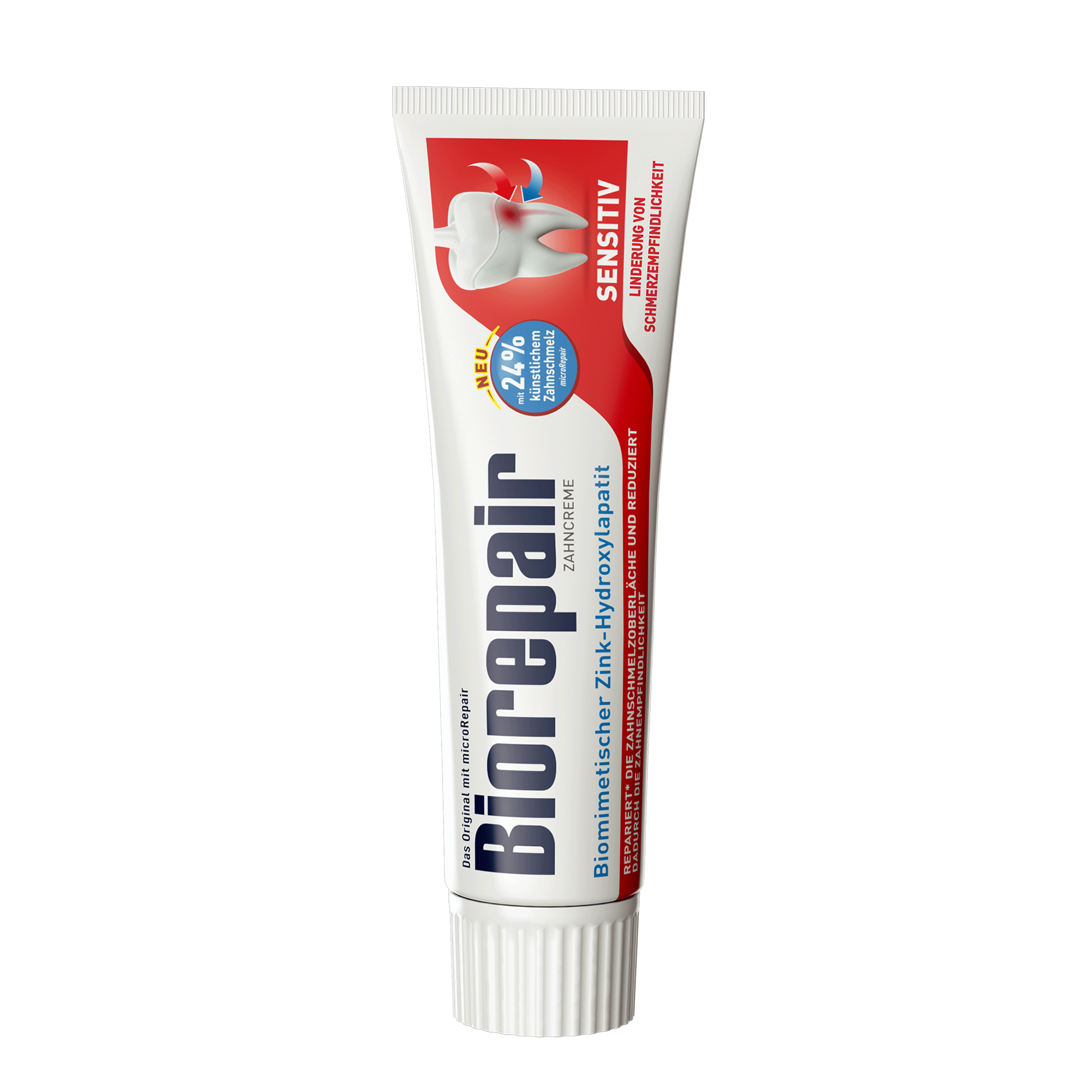 Vorderseite von Biorepair Zahncreme Sensitive Teeth