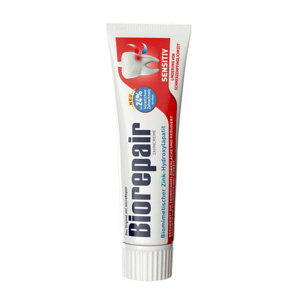Vorderseite von Biorepair Zahncreme Sensitive Teeth