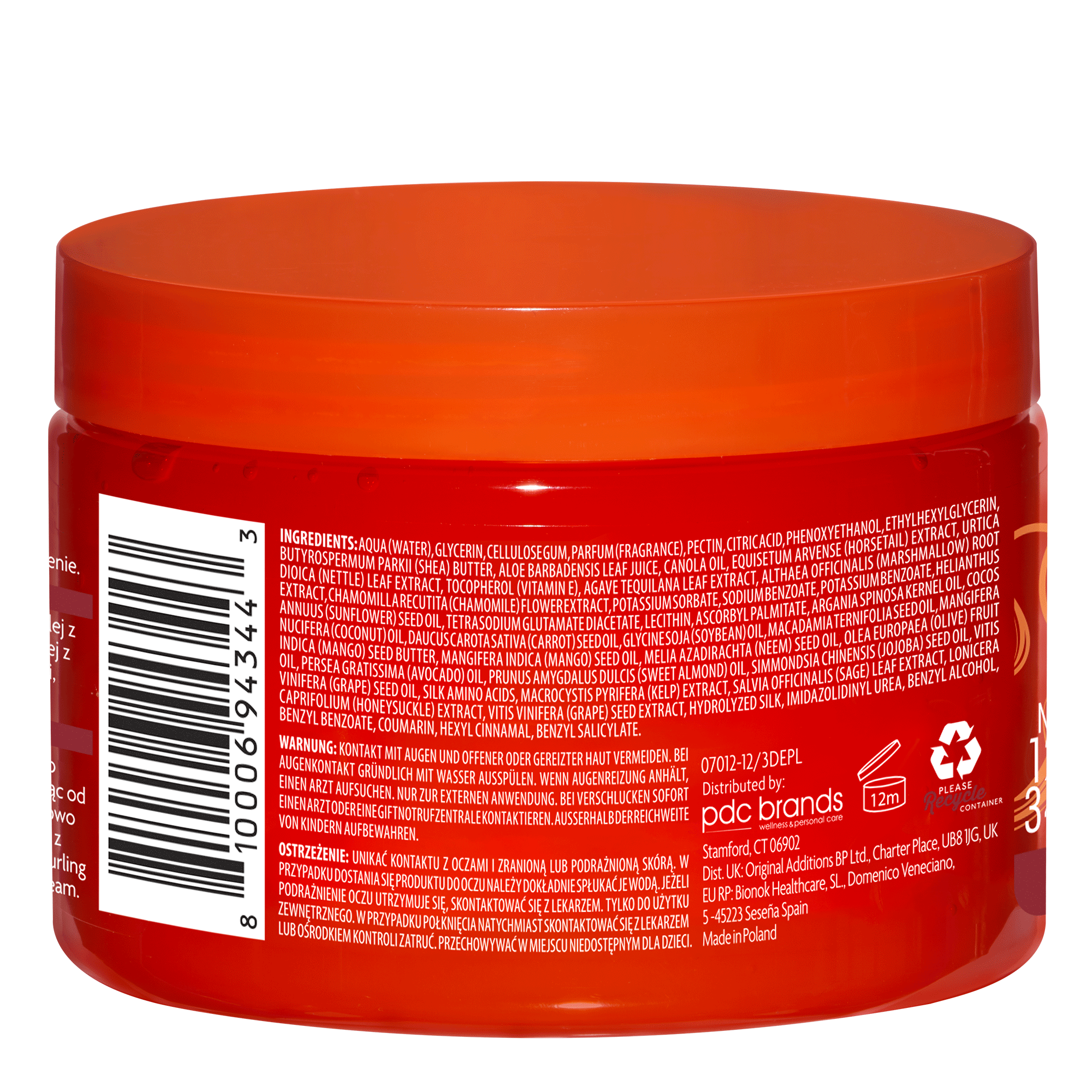Seitenansicht von Cantu Define & Shine Custard 340 g