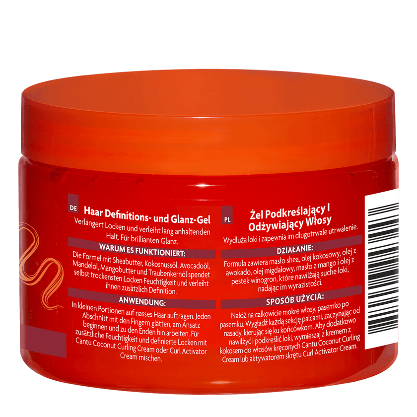 Seitenansicht von Cantu Define & Shine Custard 340 g