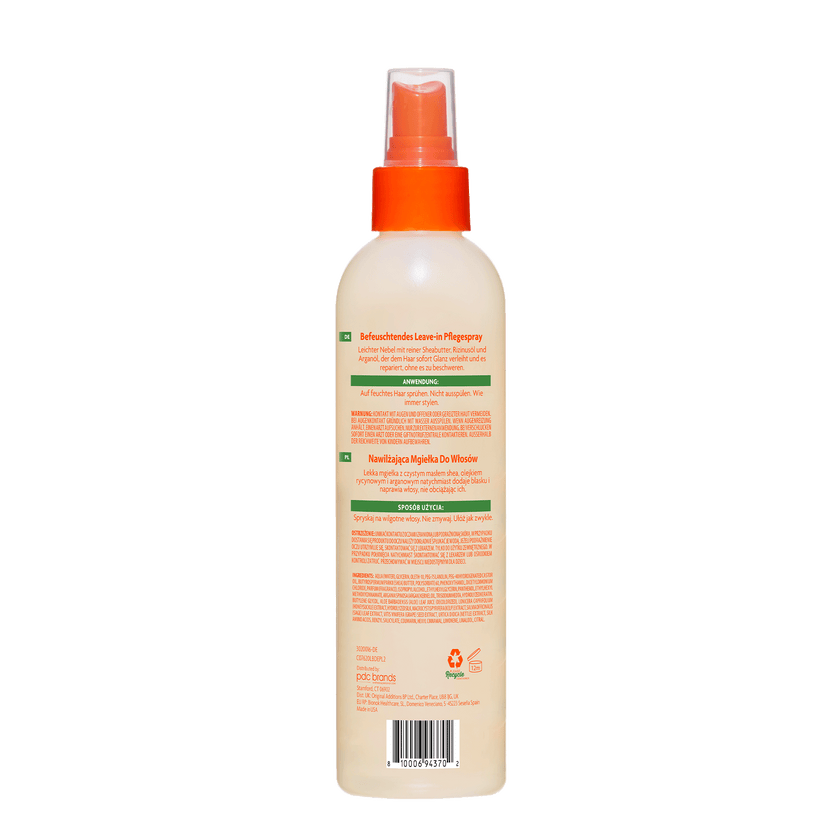 Rückseite von Cantu Hydrating Leave-In Conditioning Spray