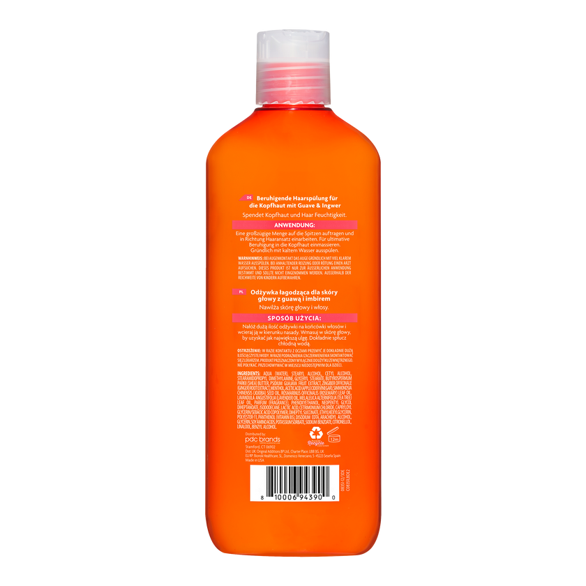 Rückseite von Cantu Guava & Ginger Scalp Relief Conditioner 400 ml
