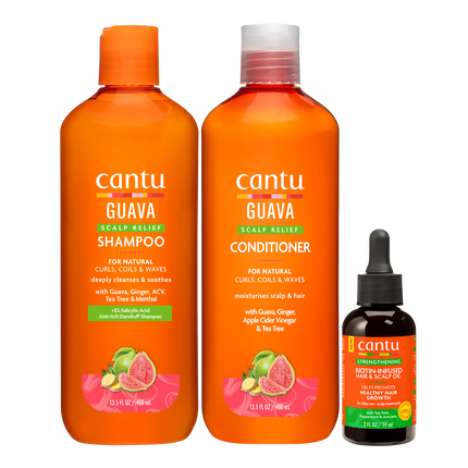 Cantu Guava & Ginger Scalp Relief Pflegeset