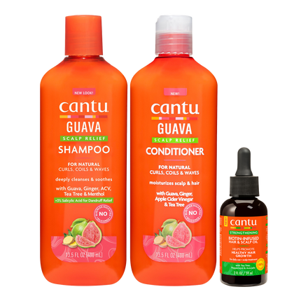 Cantu Guava & Ginger Scalp Relief Pflegeset