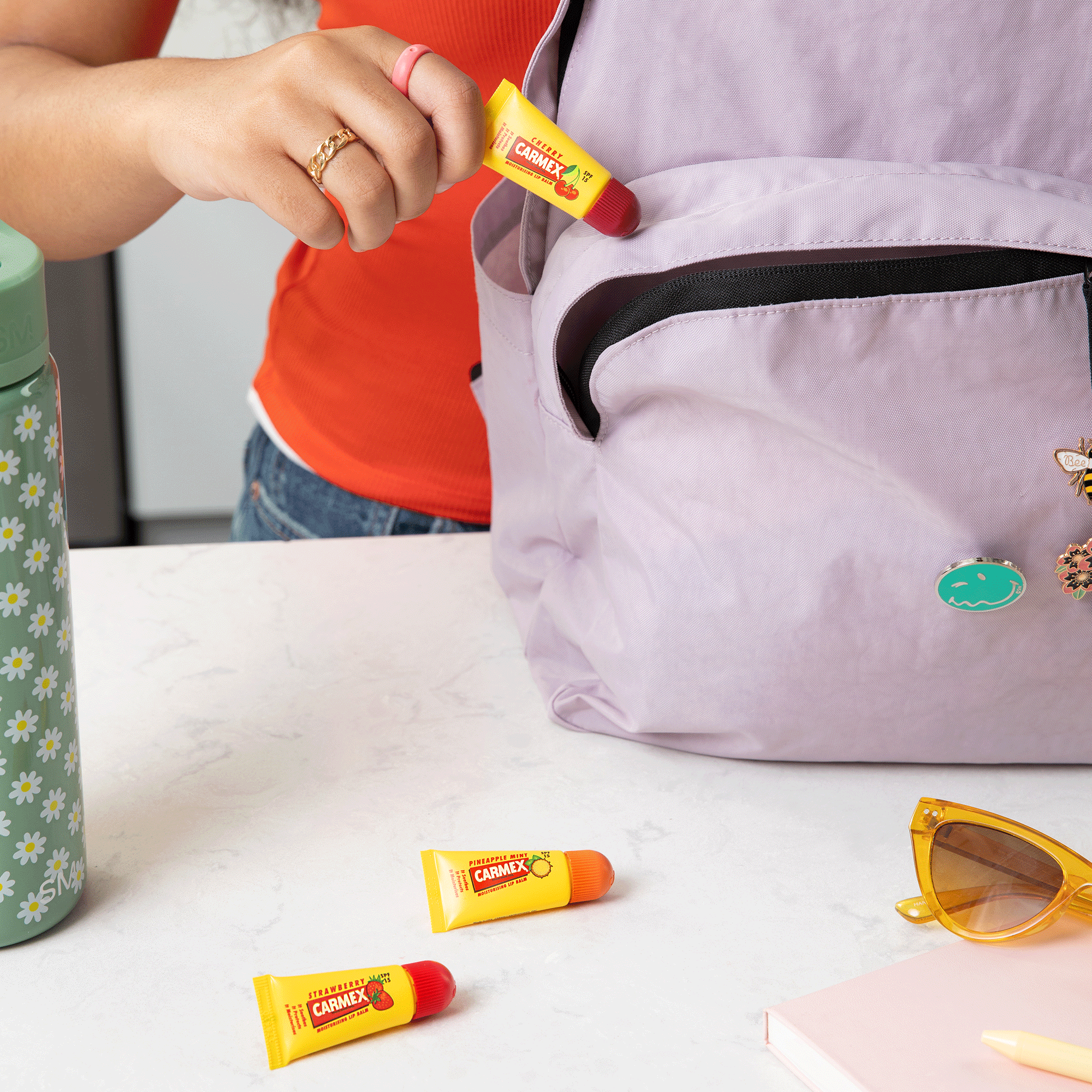 Carmex Minis Strawberry/Pineapple Mint/Cherry - Back