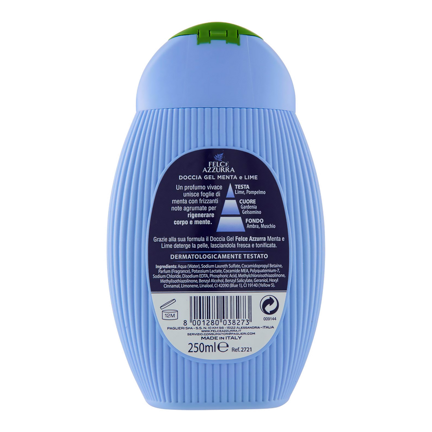 Felce Azzurra Duschgel Mint and Lime - 250ml