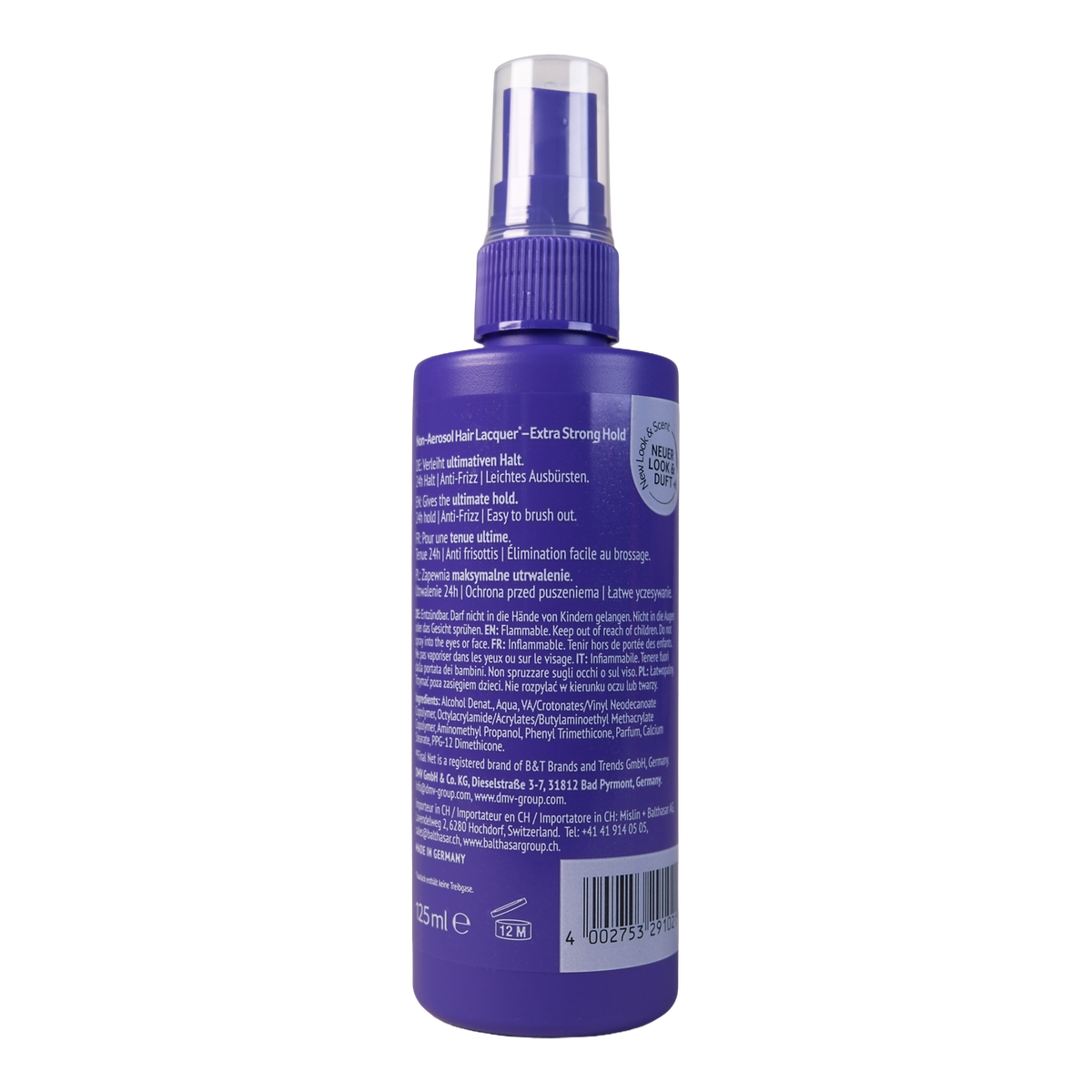 Final Net Final Net Hair Lacquer extra strong hold pump - 125ml – DMV-Store