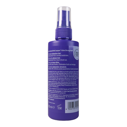 Rückseite von Net Hair Lacquer extra strong hold