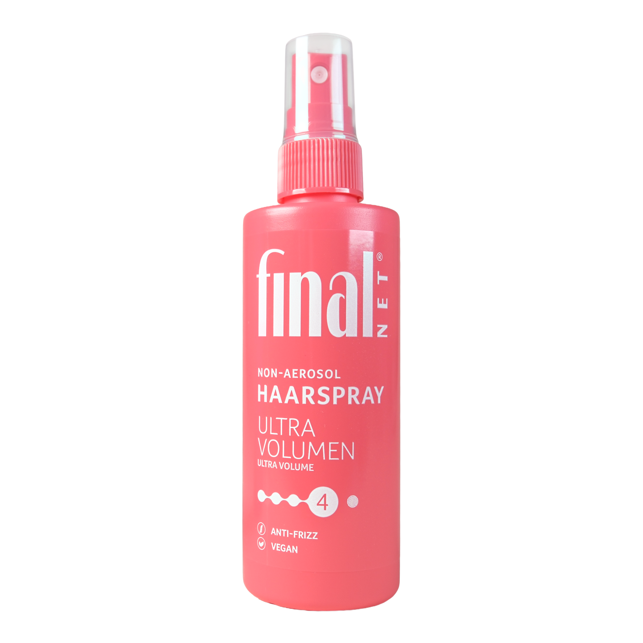 Vorderseite von Final Net Hairspray ultra volume pump