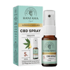 Umverpackung und Spray von Hanfama CBD-Spray 5%, Fruity