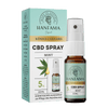 Umverpackung und Spray von Hanfama CBD-Spray 5%, Mint