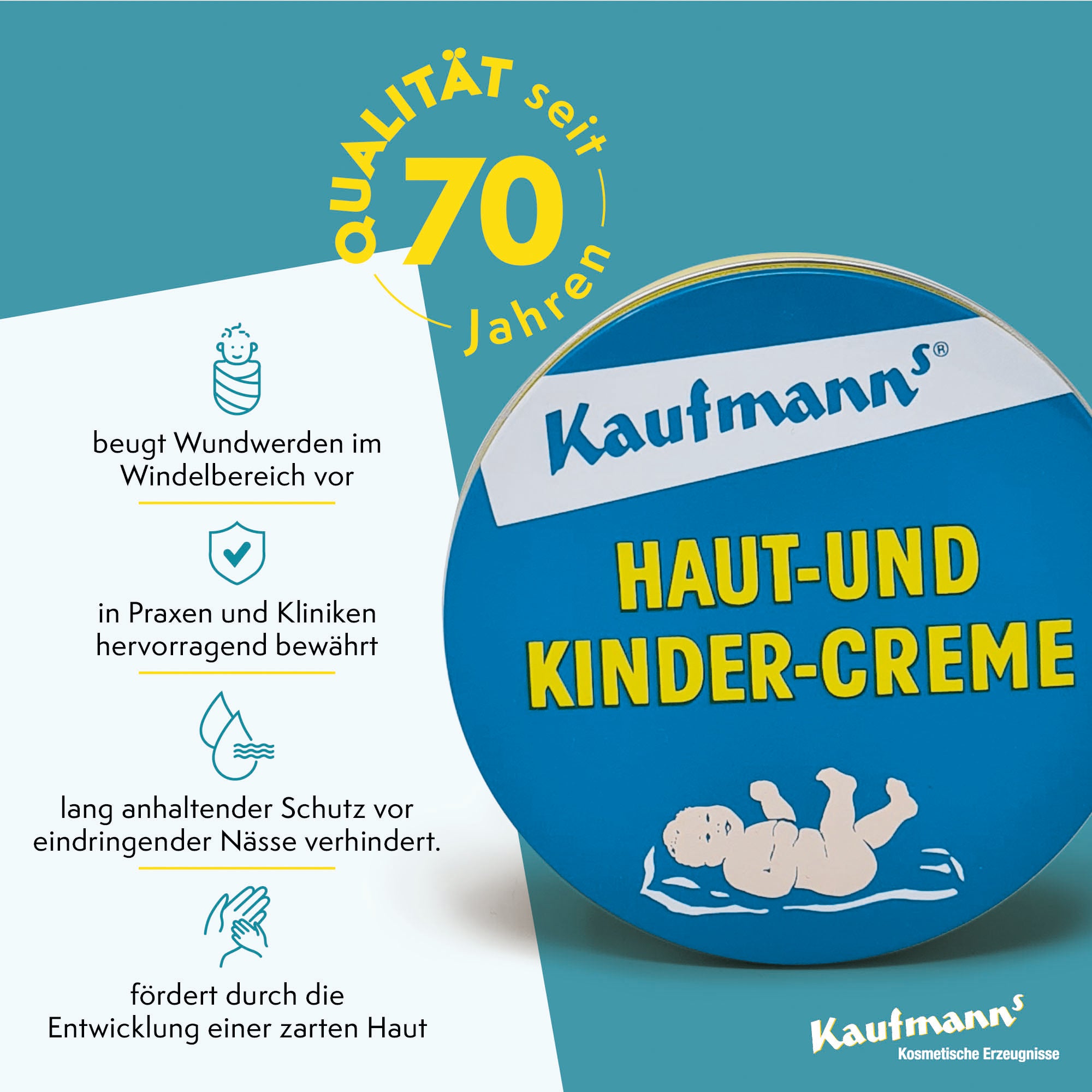 Kaufmanns Haut- und Kindercreme - 250ml