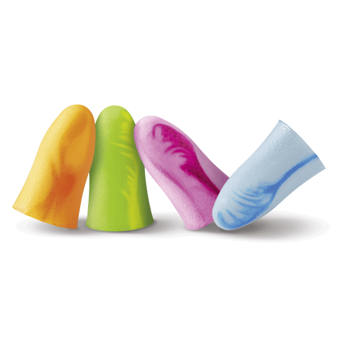 Closeup der Ohrstöpsel von OHROPAX Color Ohrstöpsel 8 Stück