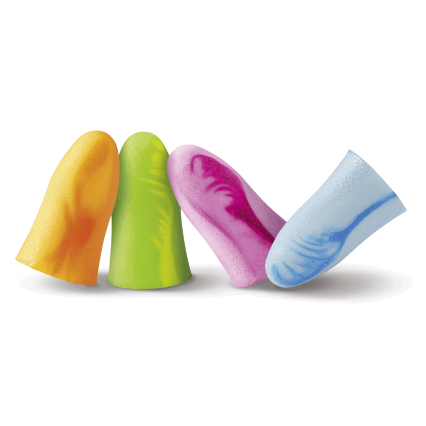 Closeup der Ohrstöpsel von OHROPAX Color Ohrstöpsel 8 Stück