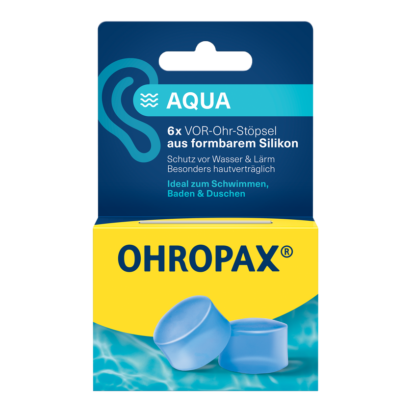 OHROPAX Aqua Ohrstöpsel - 6 Stück