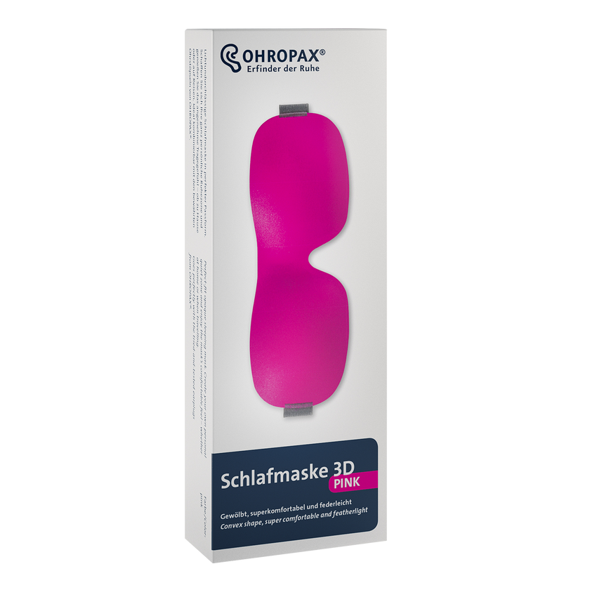 OHROPAX Schlafmaske 3D in pink - 1 Stück