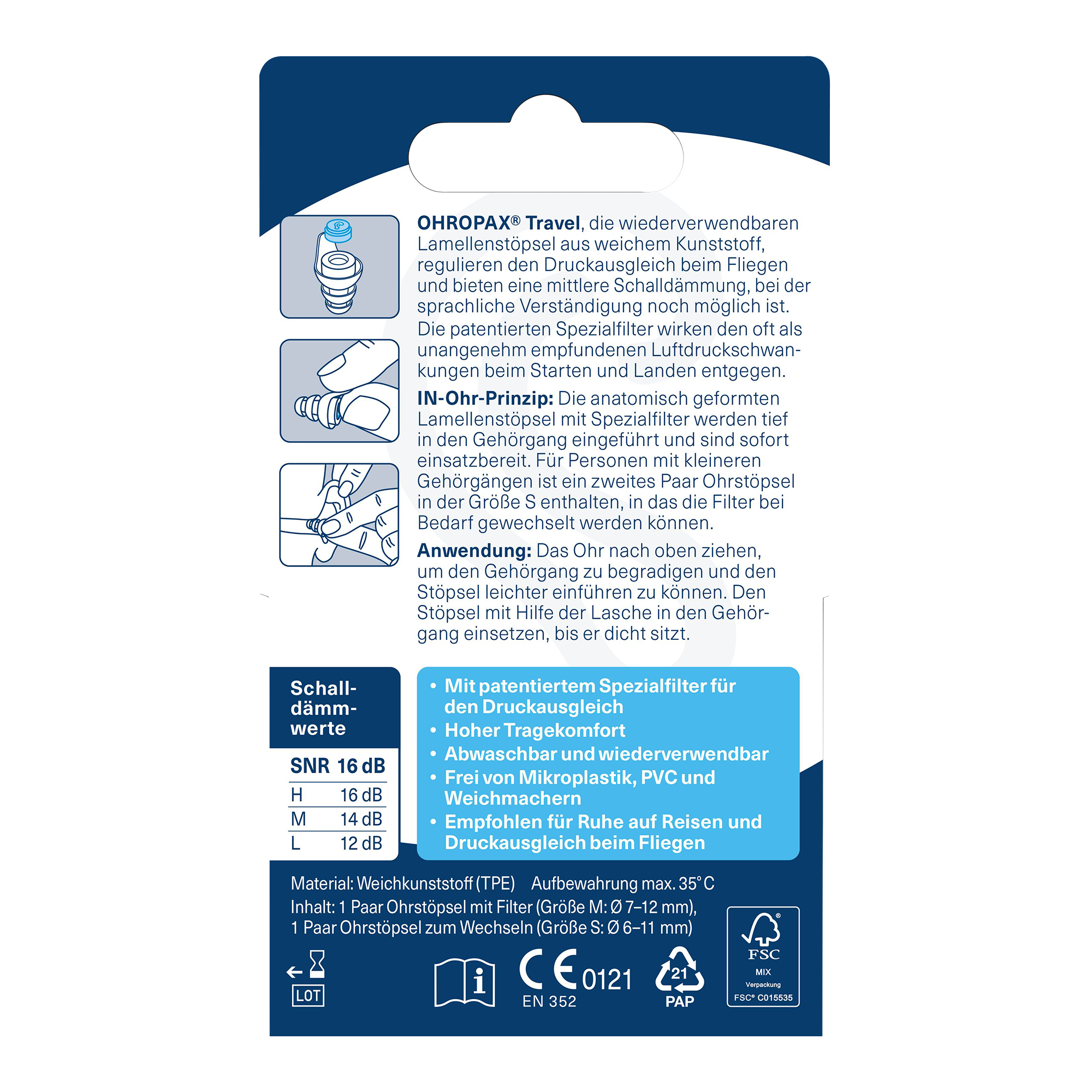 Ohropax Travel Set