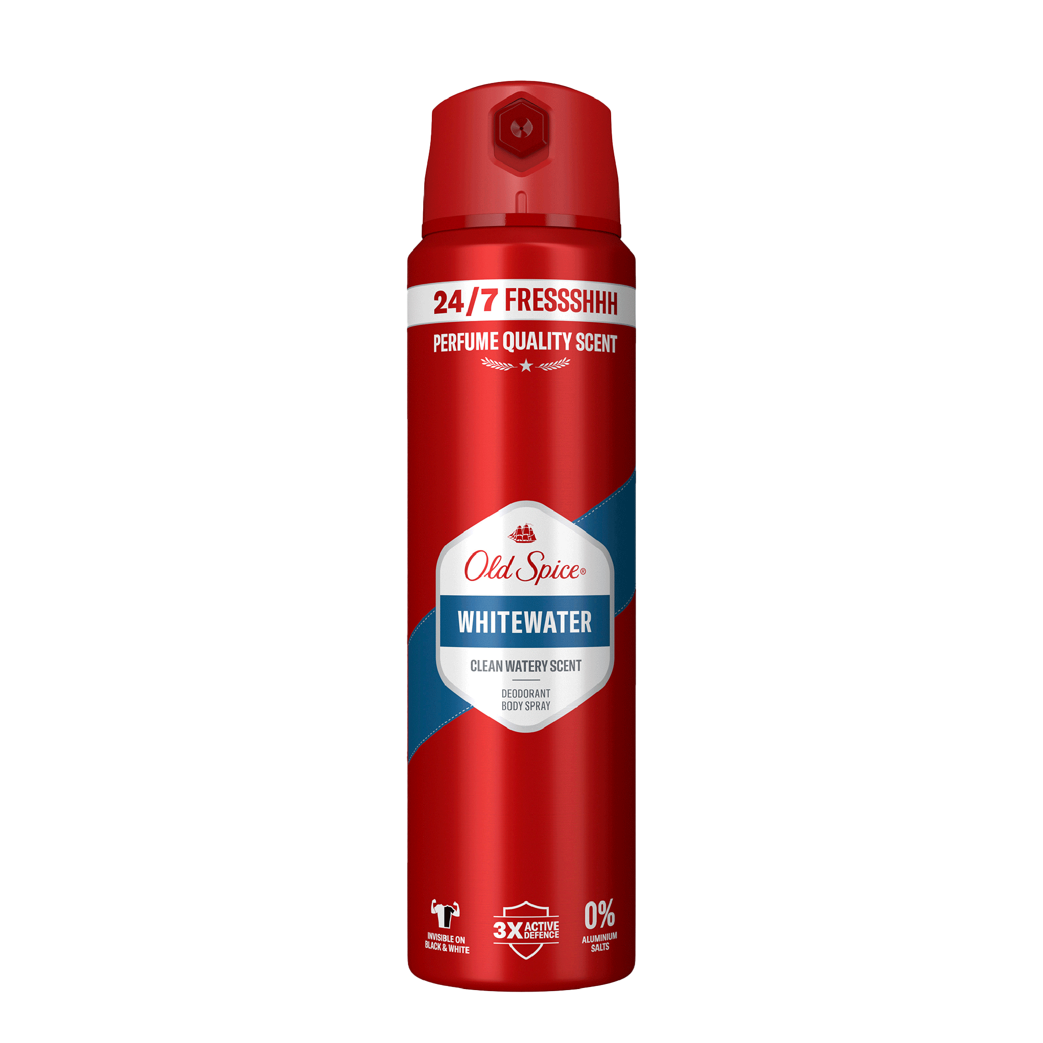 Vorderseite von Old Spice Deo Bodyspray Whitewater