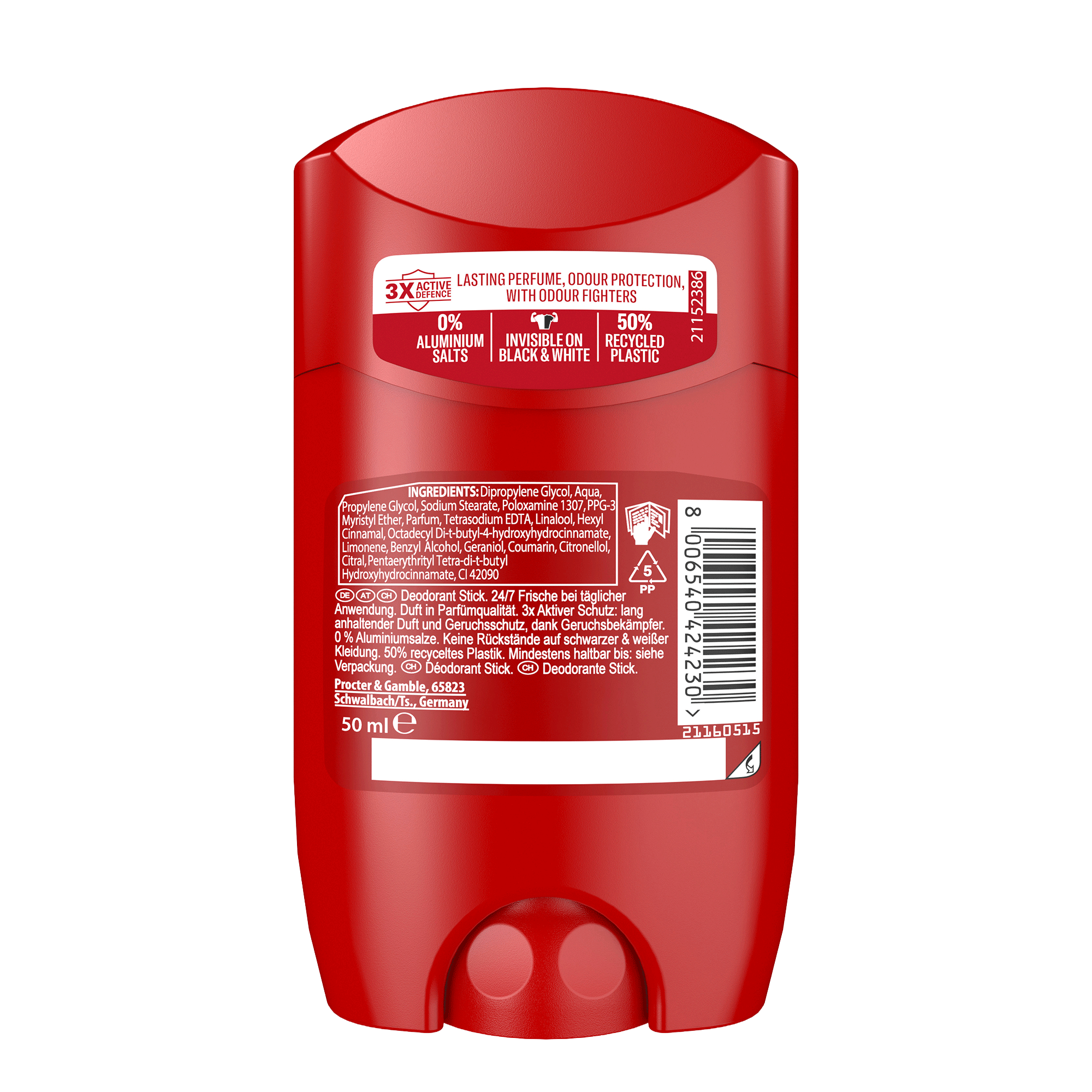 Rückseite von Old Spice Deo Stick Nightpanther