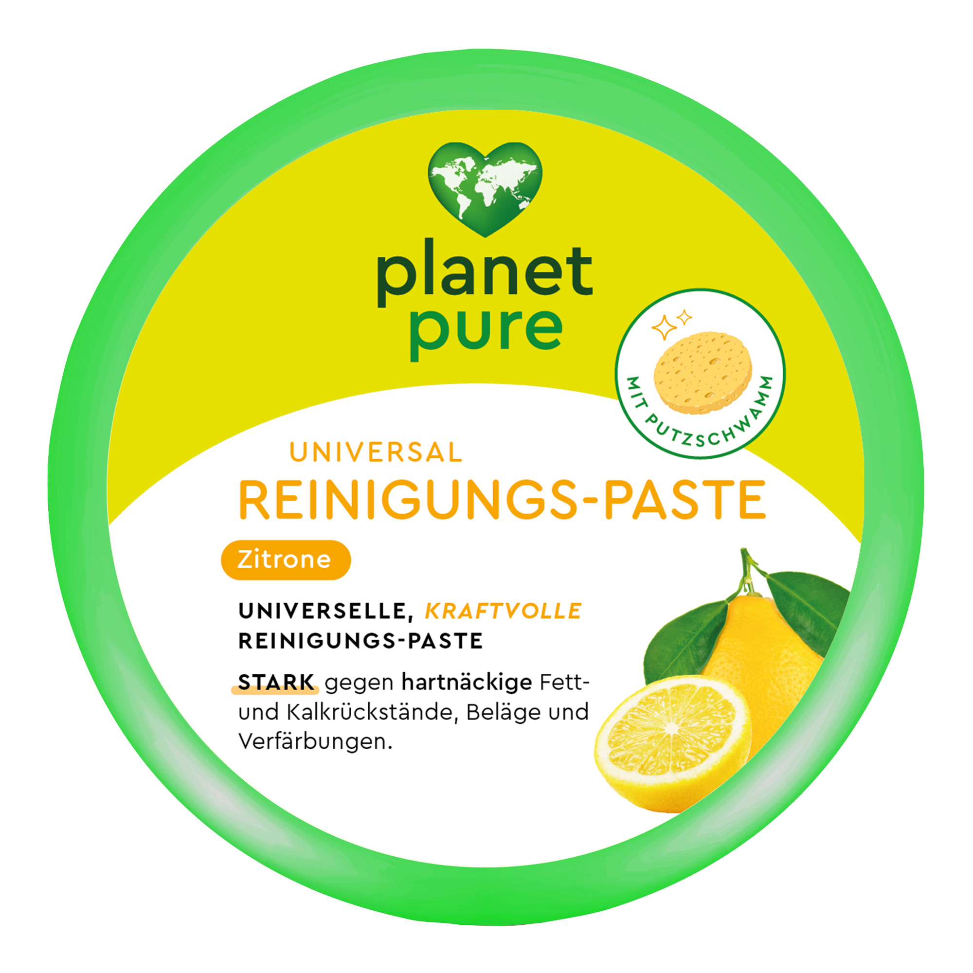 Planet Pure Universal Reinigungs-Paste Zitrone - 300g