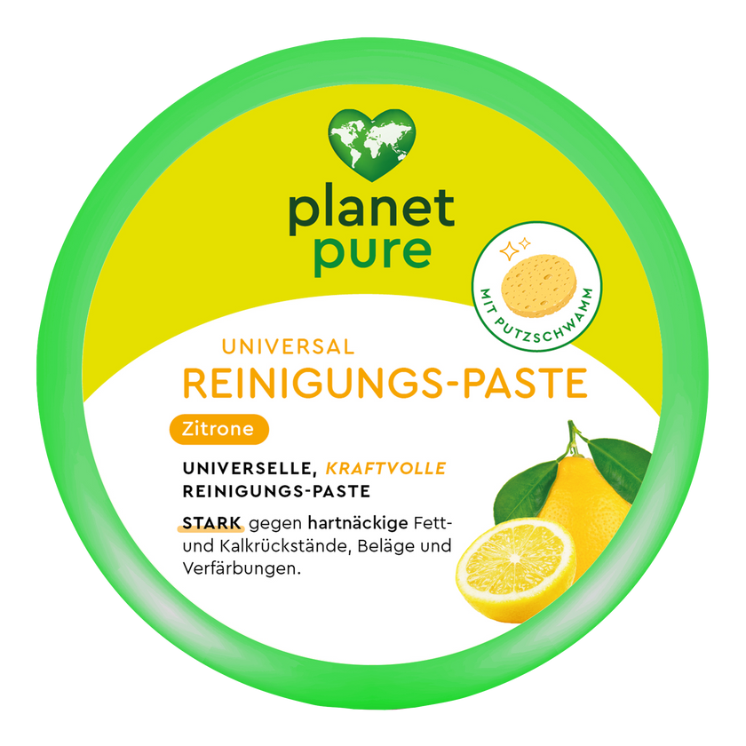 Planet Pure Universal Reinigungs-Paste Zitrone - 300g