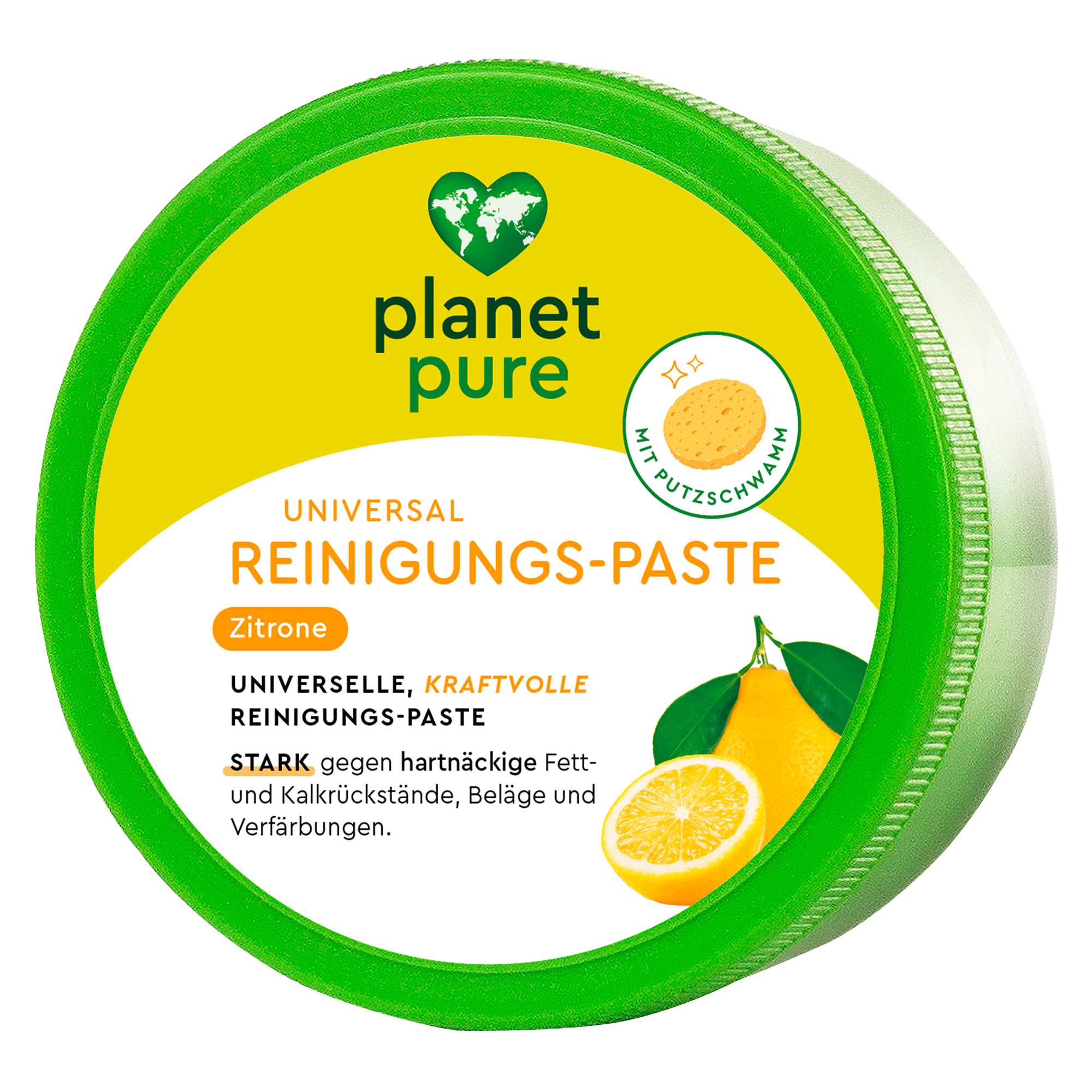 Planet Pure Universal Reinigungs-Paste Zitrone - 300g