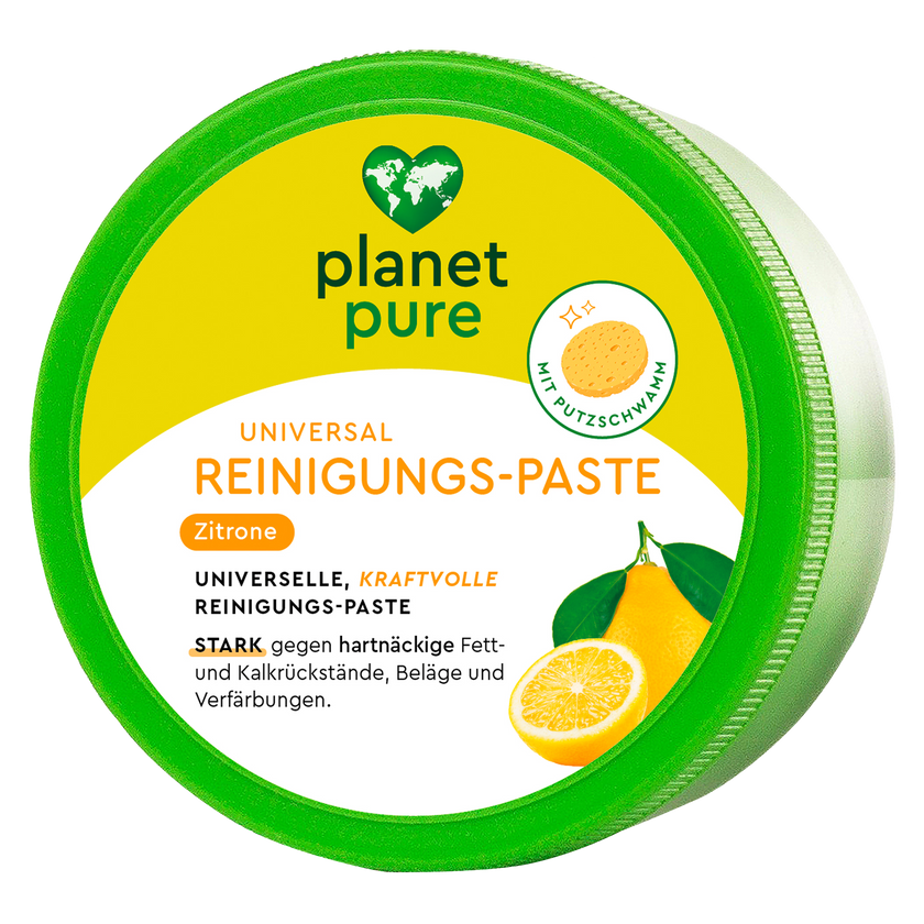 Planet Pure Universal Reinigungs-Paste Zitrone - 300g