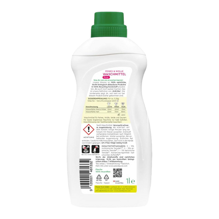 Planet Pure Feines & Wolle Waschmittel Rose - 1 Liter
