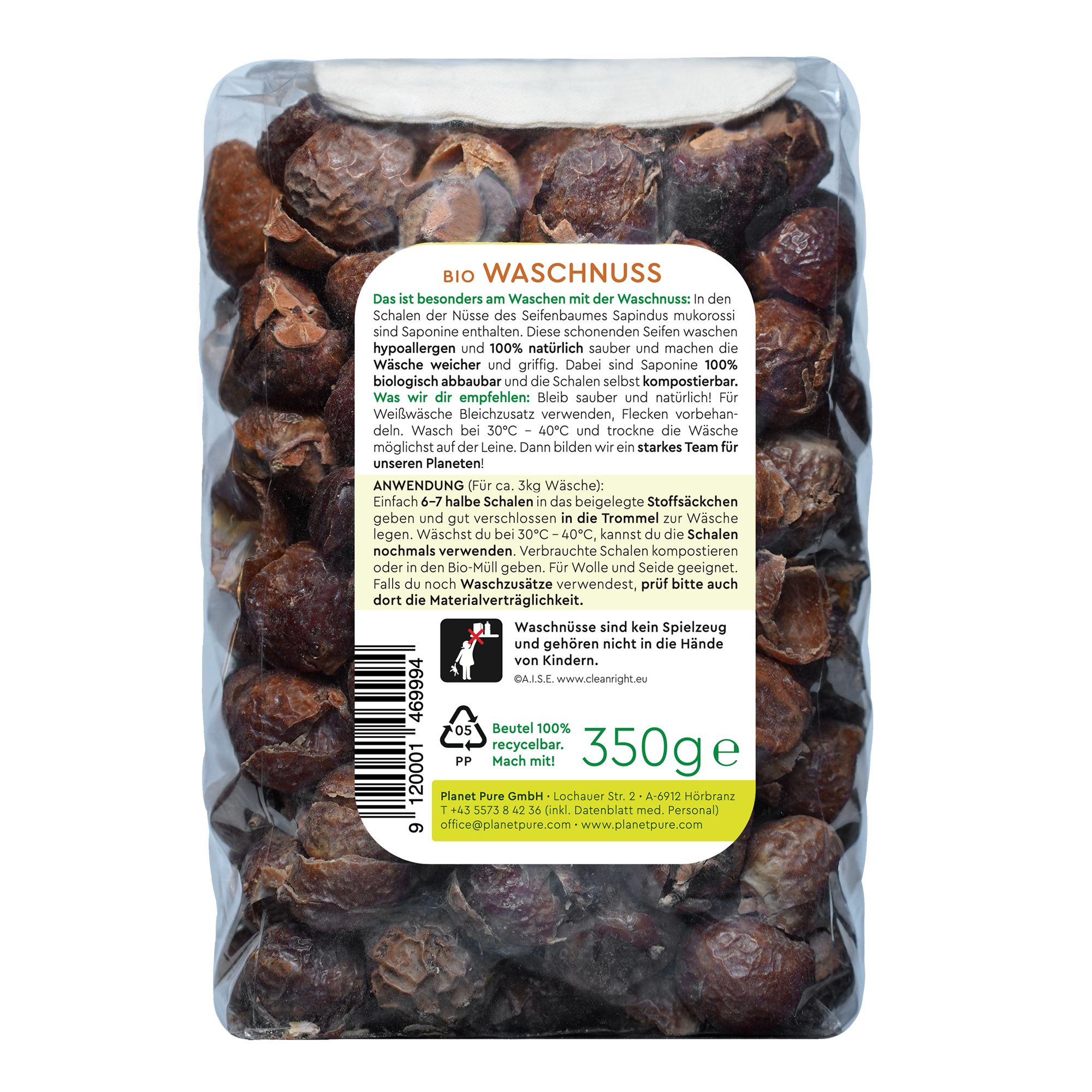 Planet Pure Bio Waschnuss - 250 g