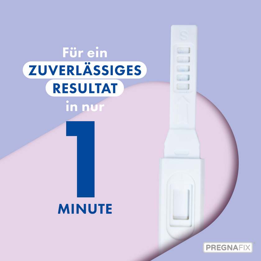 Pregnafix Schnelltest ist handlich