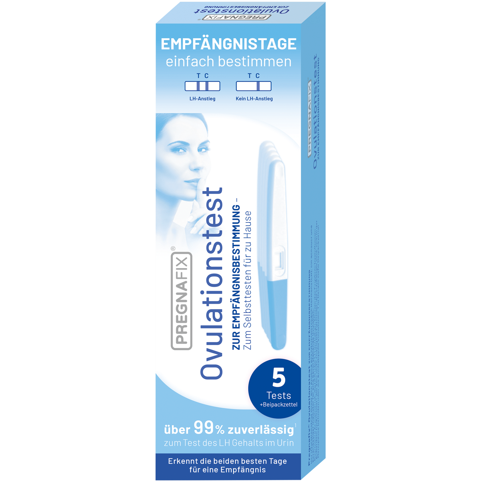 PREGNAFIX Ovulationstest, Front
