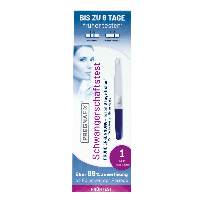 PREGNAFIX Schwangerschaftstest Frühe Erkennung - 1 Stück