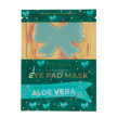Vorderseite von YEAUTY X-MAS Eye Pad Mask Aloe Vera