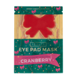 Frontansicht von YEAUTY X-MAS Eye Pad Mask Cranberry