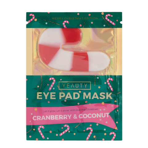 Vorderseite von YEAUTY X-MAS Eye Pad Mask Cranberry & Coconut